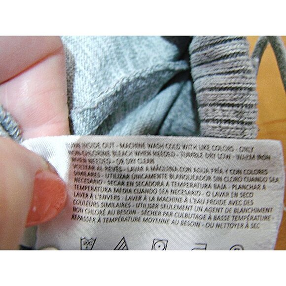 Life Worx Gloria Vanderbilt Loose Fit Activewear Track Lounge Pants Gray Sz XL - Picture 10 of 12